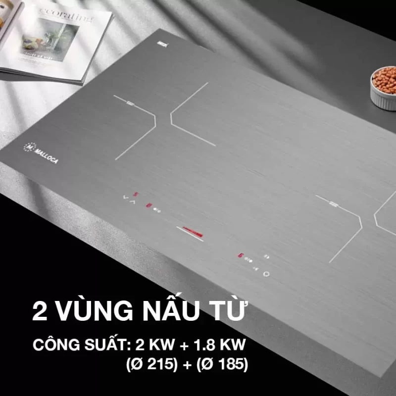 Bếp từ 2 vùng nấu Malloca MH-02IS 3 Bếp từ 2 vùng nấu Malloca MH-02IS