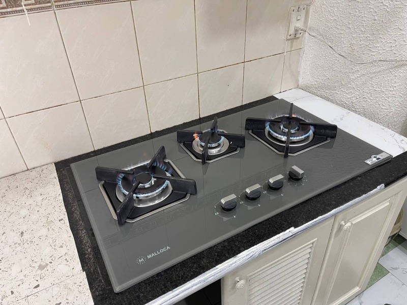 Bếp gas âm Malloca 3 gas AS 9603DG - Mặt kính xám tuyệt đẹp 13 Bếp gas âm Malloca 3 gas AS 9603DG