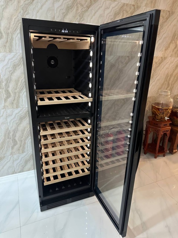Tủ rượu đứng độc lập hoặc âm tủ Malloca MWC-180BG 39 TỦ RƯỢU ĐỨNG ĐỘC LẬP HOẶC ÂM TỦ MALLOCA MWC-180BG