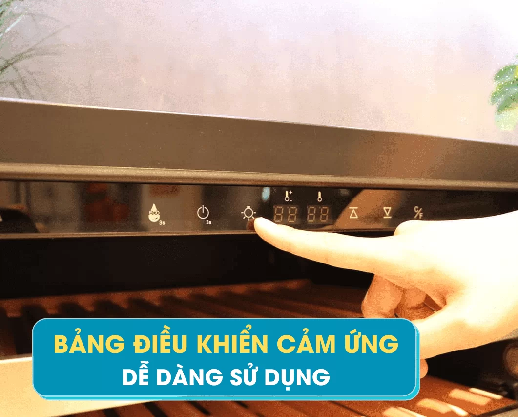 Tủ bảo quản rượu vang âm tủ/ độc lập Malloca MWC-46BG 7 Tủ bảo quản rượu vang âm tủ/ độc lập Malloca MWC-46BG