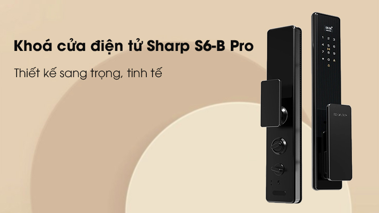 khoa cua dien tu sharp s6 b pro thong minh 780x440 1 Đánh giá chi tiết khóa điện tử SHARP S6-B PRO