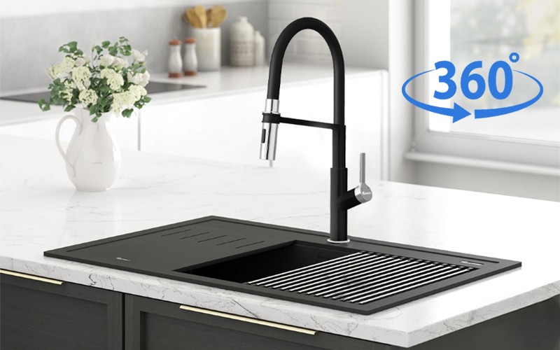 VÒI RỬA KONOX TEMA BLACK 17 VÒI RỬA KONOX TEMA BLACK