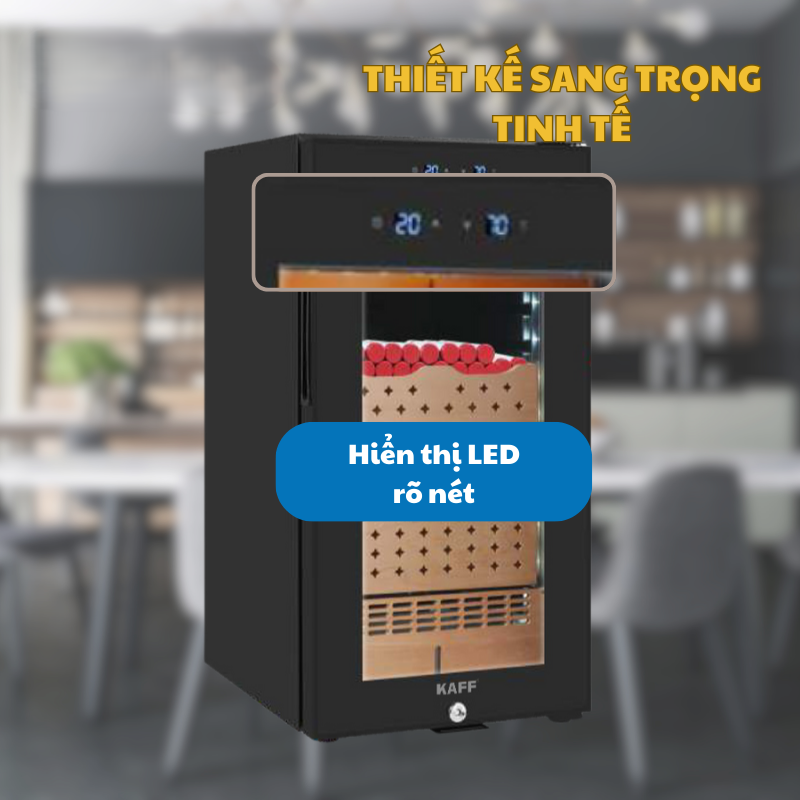 TỦ CIGAR KAFF KF-CG50L212P 11 TỦ CIGAR KAFF KF-CG50L212P