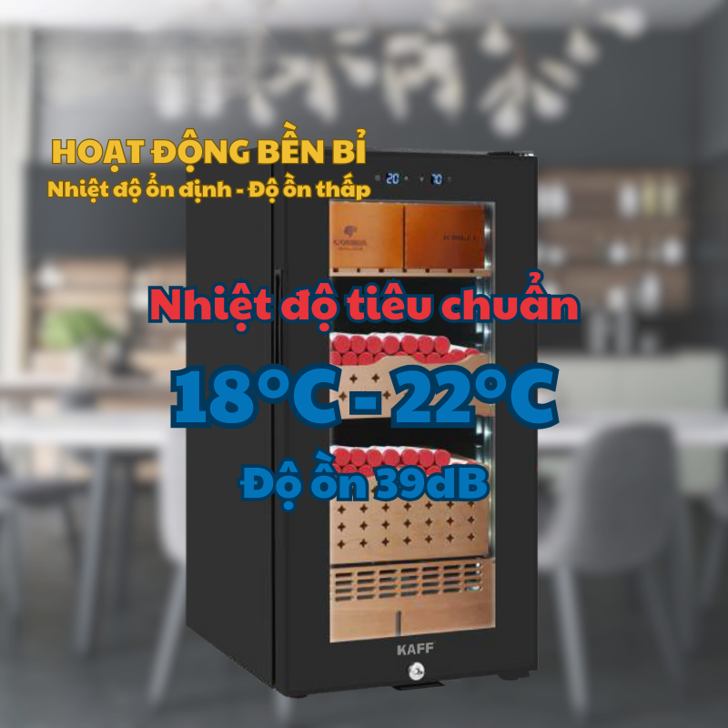 TỦ CIGAR KAFF KF-CG50L212P 9 TỦ CIGAR KAFF KF-CG50L212P