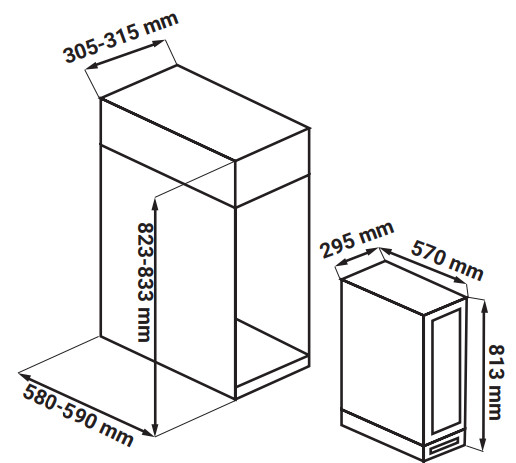 TỦ RƯỢU KAFF KF-BW58L 24 CHAI-58L- 10 TỦ RƯỢU KAFF KF-BW58L 24 CHAI-58L-