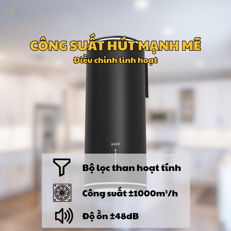 MÁY HÚT MÙI KAFF KF-WL2038B 20 MÁY HÚT MÙI KAFF KF-WL2038B