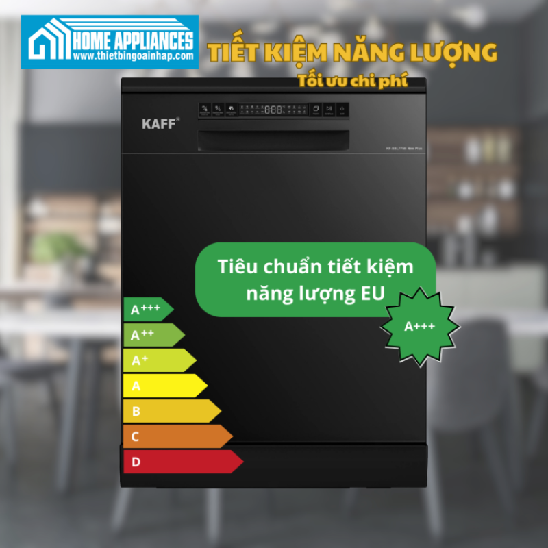 Máy rửa chén KAFF KF-SBL775B New Plus 37 Máy rửa chén KAFF KF-SBL775B New Plus
