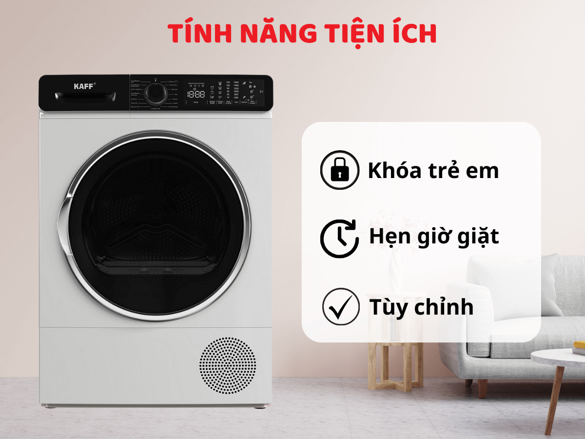 MÁY SẤY KAFF KF-DR113L09WH 16 MÁY SẤY KAFF KF-DR113L09WH