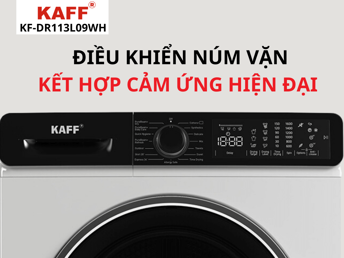 MÁY SẤY KAFF KF-DR113L09WH 14 MÁY SẤY KAFF KF-DR113L09WH