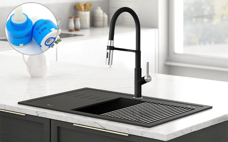 VÒI RỬA KONOX TEMA BLACK 18 VÒI RỬA KONOX TEMA BLACK