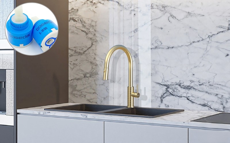 VÒI RỬA KONOX VENICE GOLD 26 VÒI RỬA KONOX VENICE GOLD