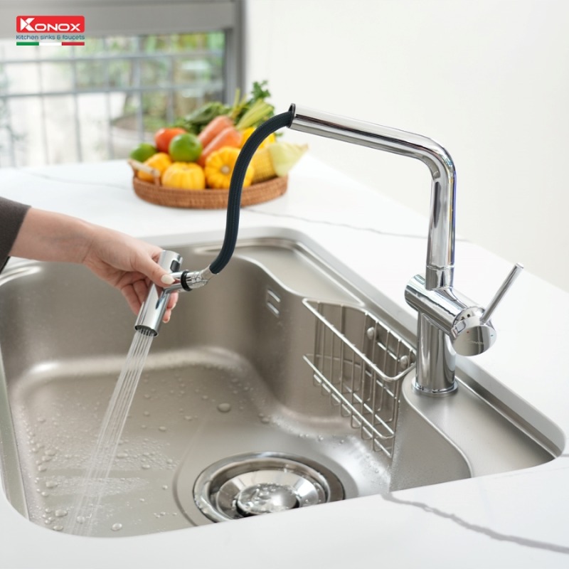 VÒI RỬA KONOX VOLTA CHROME 18 VÒI RỬA KONOX VOLTA CHROME