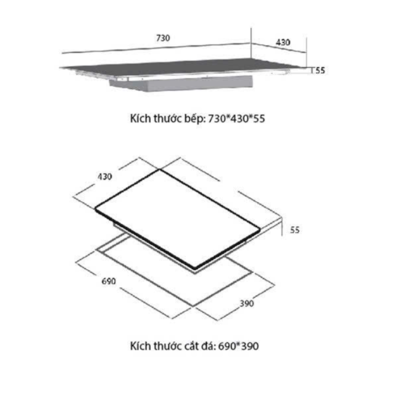 BẾP TỪ ĐÔI SPELIER STL 590S PLUS 9 BẾP TỪ ĐÔI SPELIER STL 590S PLUS