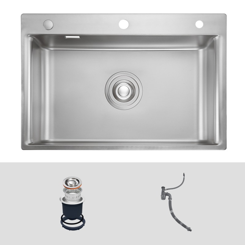 Chậu rửa bát Kluger KF8121S-S75 24 Chậu rửa bát Kluger KF8121S – S75