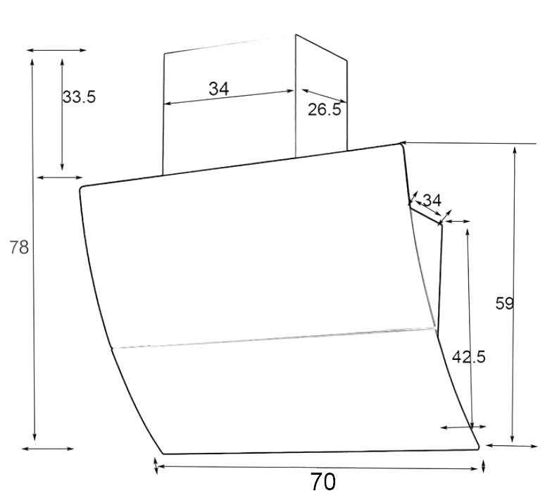 MÁY HÚT MÙI SPELIER SP-708-70CM 17 MÁY HÚT MÙI SPELIER SP-708-70CM