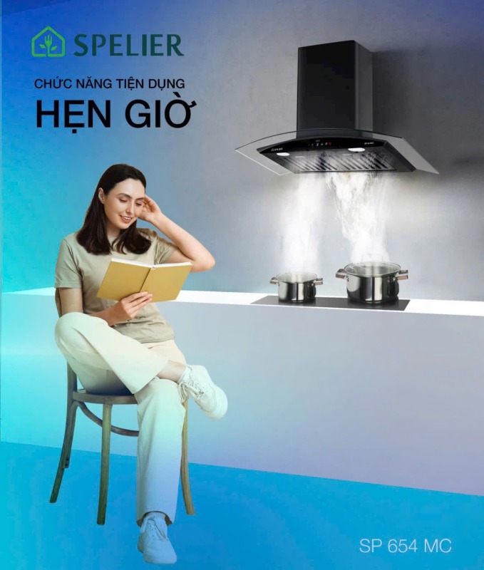 MÁY HÚT MÙI KÍNH CONG SPELIER SP 654MC 25 MÁY HÚT MÙI KÍNH CONG SPELIER SP 654MC