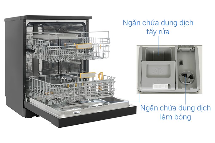 Máy rửa chén độc lập Comfee CDWEF1401HB-W-VN 45 Máy rửa chén độc lập Comfee CDWEF1401HB-W-VN