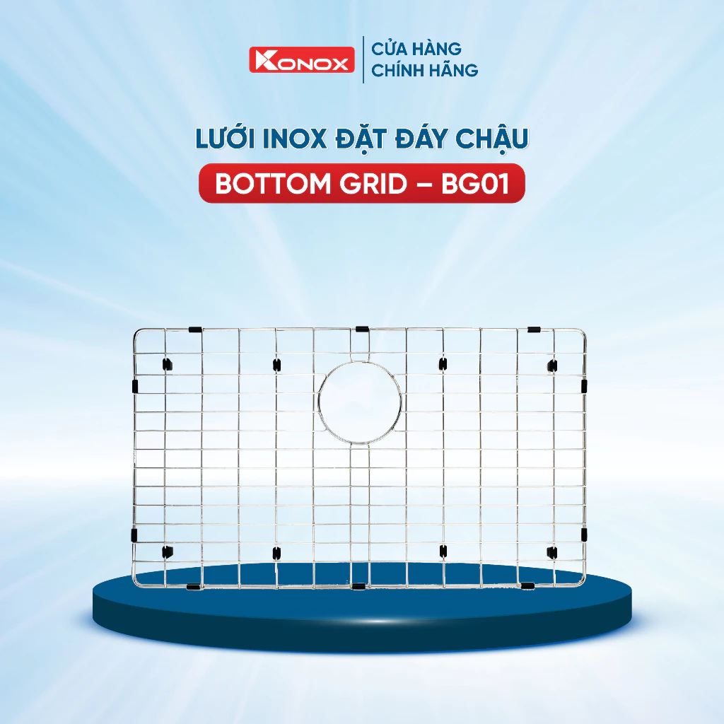 LƯỚI ĐẶT ĐÁY CHẬU KONOX BG01 12 LƯỚI ĐẶT ĐÁY CHẬU KONOX BG01