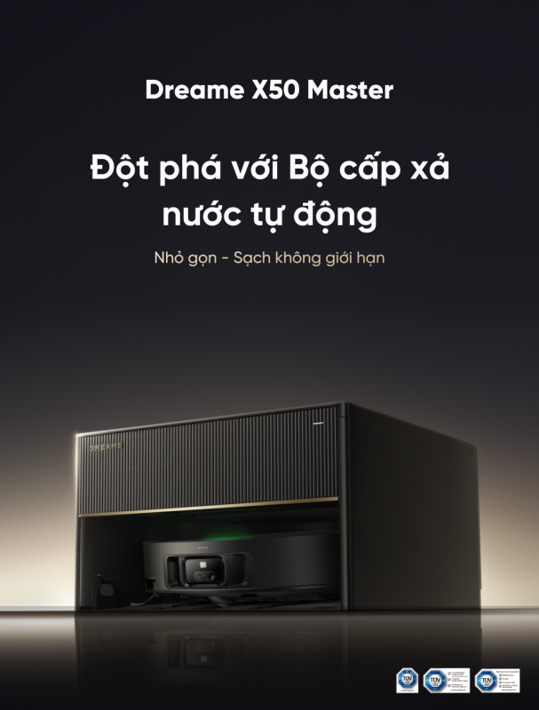ROBOT HÚT BỤI LAU NHÀ DREAME X50 MASTER 54 ROBOT HÚT BỤI LAU NHÀ DREAME X50 MASTER