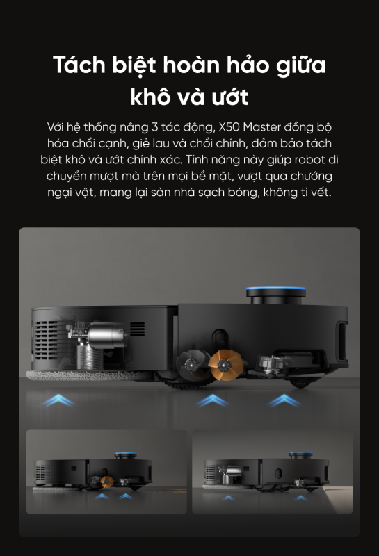 ROBOT HÚT BỤI LAU NHÀ DREAME X50 MASTER 62 ROBOT HÚT BỤI LAU NHÀ DREAME X50 MASTER