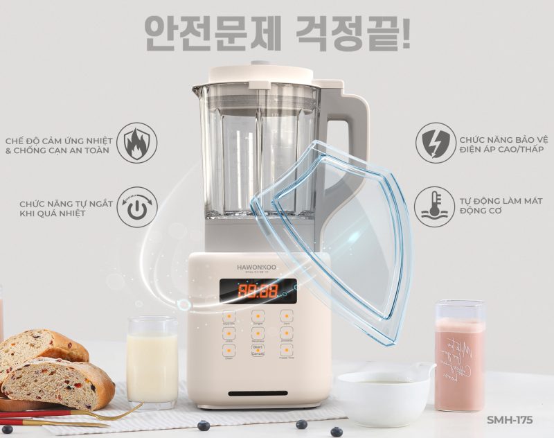 MÁY LÀM SỮA HẠT HAWONKOO SMH-175 35 MÁY LÀM SỮA HẠT HAWONKOO SMH-175