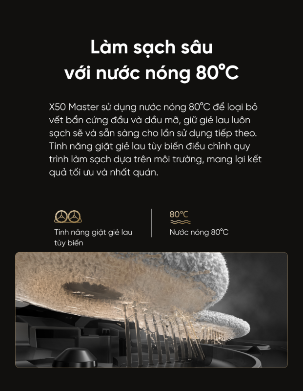 ROBOT HÚT BỤI LAU NHÀ DREAME X50 MASTER 64 ROBOT HÚT BỤI LAU NHÀ DREAME X50 MASTER