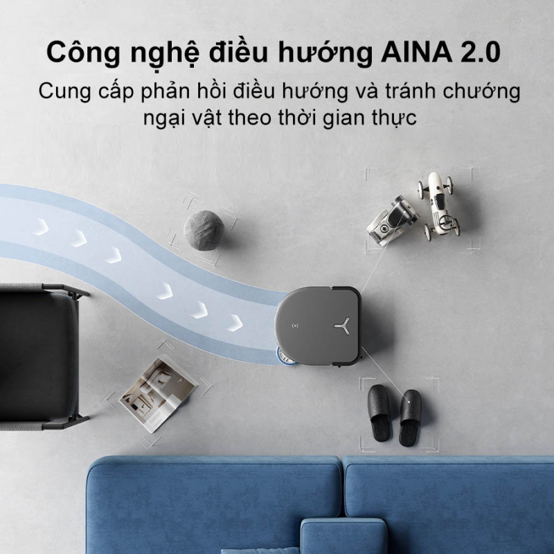 ROBOT HÚT BỤI LAU NHÀ ECOVACS DEEBOT X5 PRO OMNI 56 ROBOT HÚT BỤI LAU NHÀ ECOVACS DEEBOT X5 PRO OMNI