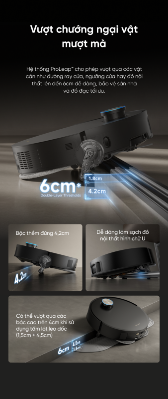 ROBOT HÚT BỤI LAU NHÀ DREAME X50 MASTER 56 ROBOT HÚT BỤI LAU NHÀ DREAME X50 MASTER