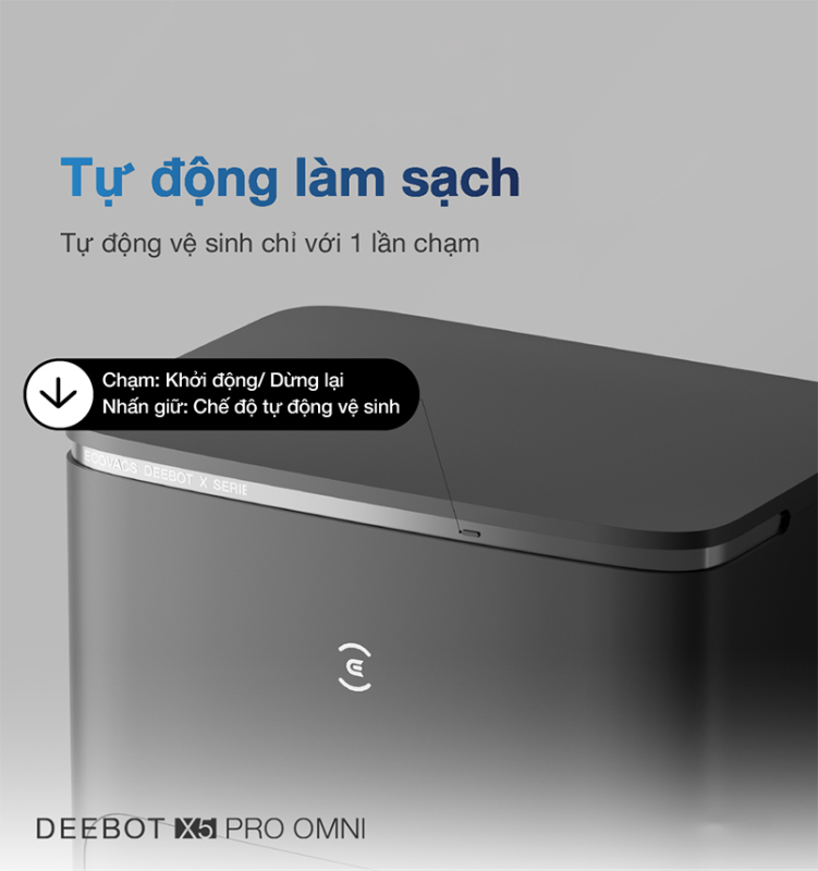ROBOT HÚT BỤI LAU NHÀ ECOVACS DEEBOT X5 PRO OMNI 68 ROBOT HÚT BỤI LAU NHÀ ECOVACS DEEBOT X5 PRO OMNI
