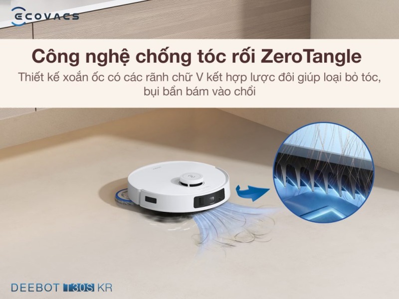 ROBOT HÚT BỤI LAU NHÀ ECOVACS DEEBOT T30S KR 44 ROBOT HÚT BỤI LAU NHÀ ECOVACS DEEBOT T30S KR