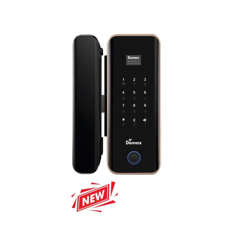 KHÓA CỬA KÍNH DEMAX EL800G AC App Wifi của Đức
