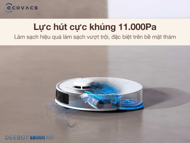ROBOT HÚT BỤI LAU NHÀ ECOVACS DEEBOT T30S KR 47 ROBOT HÚT BỤI LAU NHÀ ECOVACS DEEBOT T30S KR