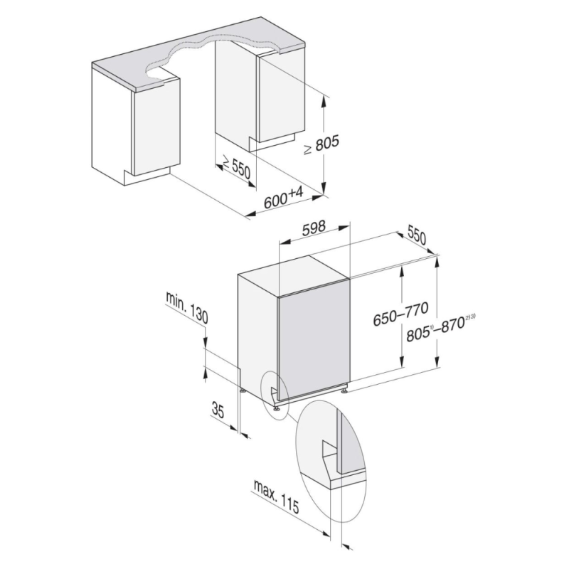 Máy rửa bát MIELE G 7650 SCVi AutoDos 11 Máy rửa bát MIELE G 7650 SCVi AutoDos