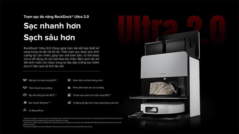 ROBOT HÚT BỤI LAU NHÀ ROBOROCK SAROS 10 80 ROBOT HÚT BỤI LAU NHÀ ROBOROCK SAROS 10