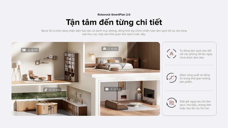 ROBOT HÚT BỤI LAU NHÀ ROBOROCK SAROS 10 87 ROBOT HÚT BỤI LAU NHÀ ROBOROCK SAROS 10