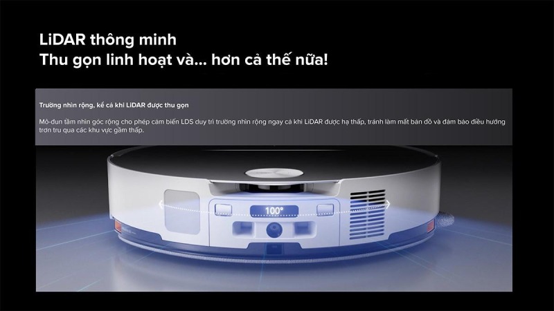 ROBOT HÚT BỤI LAU NHÀ ROBOROCK SAROS 10 82 ROBOT HÚT BỤI LAU NHÀ ROBOROCK SAROS 10