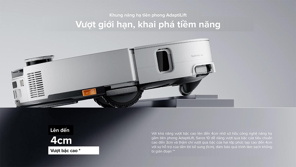 ROBOT HÚT BỤI LAU NHÀ ROBOROCK SAROS 10 83 ROBOT HÚT BỤI LAU NHÀ ROBOROCK SAROS 10