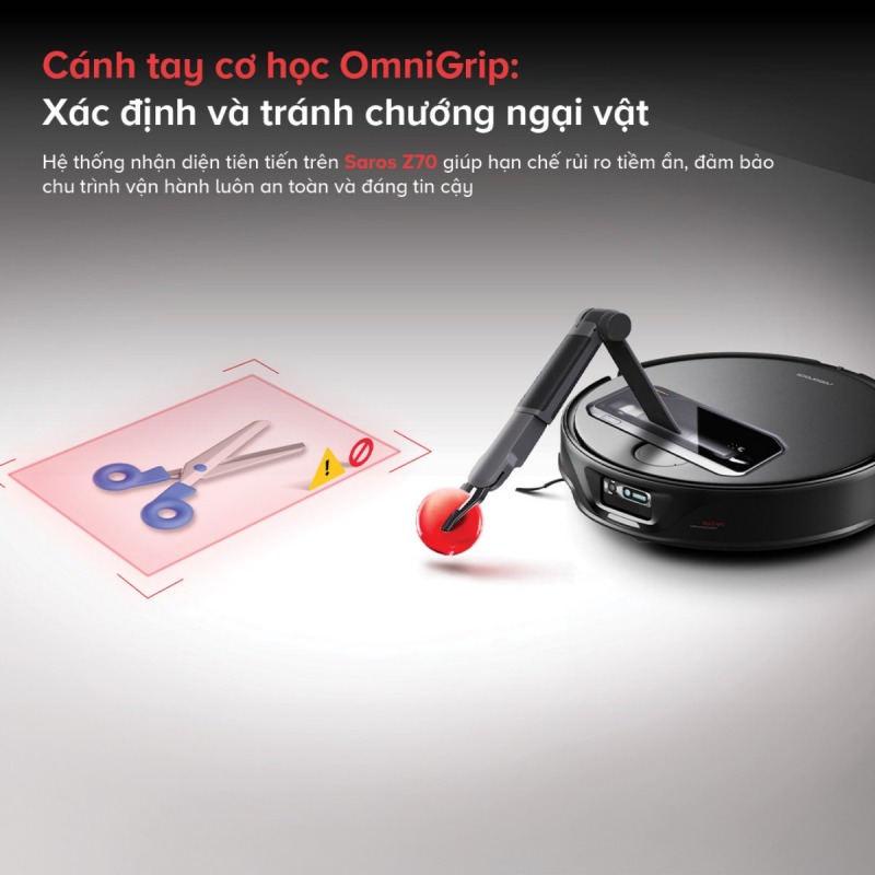 ROBOT HÚT BỤI LAU NHÀ ROBOROCK SAROS Z70 68 ROBOT HÚT BỤI LAU NHÀ ROBOROCK SAROS Z70