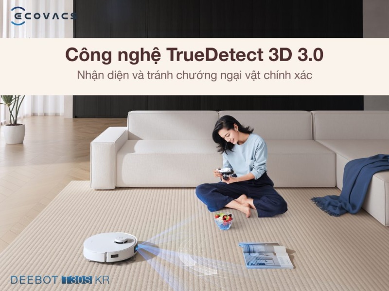 ROBOT HÚT BỤI LAU NHÀ ECOVACS DEEBOT T30S KR 49 ROBOT HÚT BỤI LAU NHÀ ECOVACS DEEBOT T30S KR