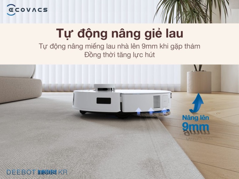 ROBOT HÚT BỤI LAU NHÀ ECOVACS DEEBOT T30S KR 46 ROBOT HÚT BỤI LAU NHÀ ECOVACS DEEBOT T30S KR
