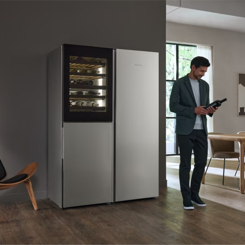 Tủ rượu kết hợp ngăn đông MIELE KWNS 4784 DE 20 Tủ rượu kết hợp ngăn đông MIELE KWNS 4784 DE