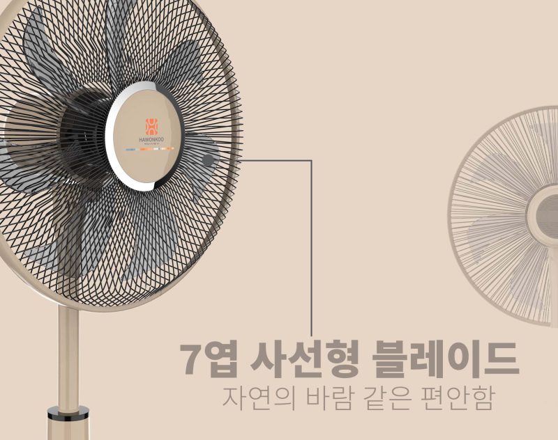 Quạt điện HAWONKOO FAH-010-CF nhập khẩu Thái Lan 27 Quạt điện HAWONKOO FAH-010-CF nhập khẩu Thái Lan