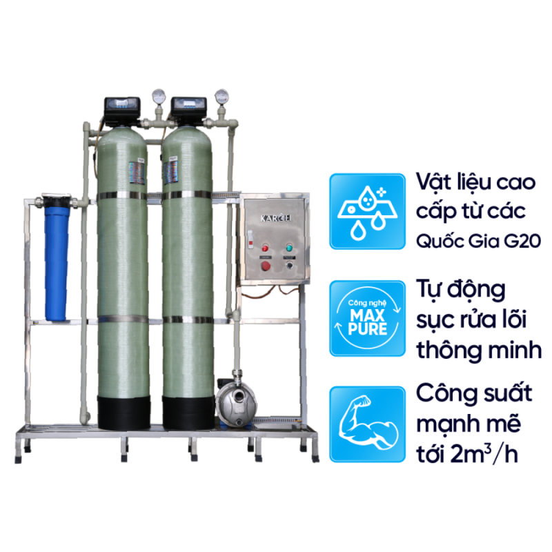 Máy lọc nước đầu nguồn Karofi KTF-332C 11 Máy lọc nước đầu nguồn Karofi KTF-332C