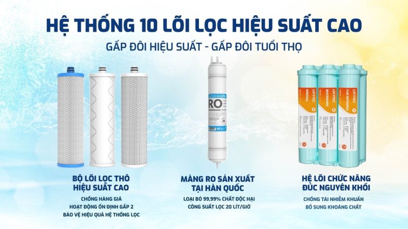 Máy lọc nước Karofi Livotec T688 nóng lạnh 20 Máy lọc nước Karofi Livotec T688 nóng lạnh