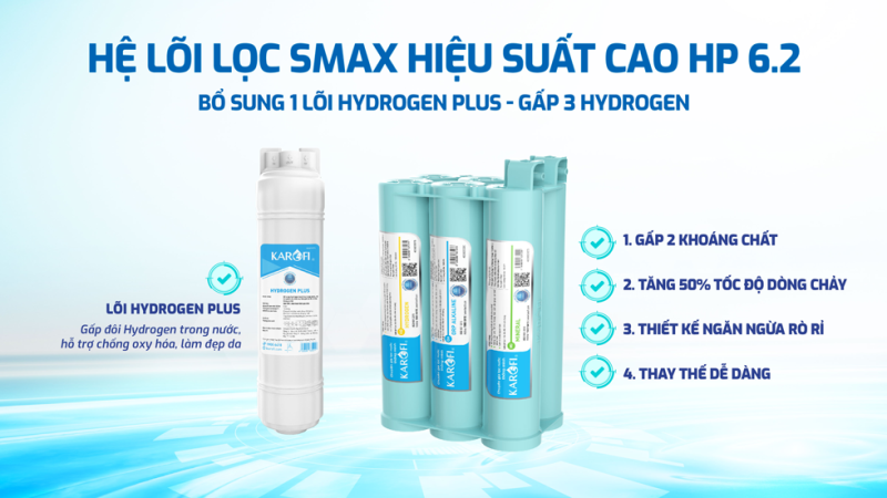 Máy lọc nước RO Karofi KAQ-D20 17 Máy lọc nước RO Karofi KAQ-D20