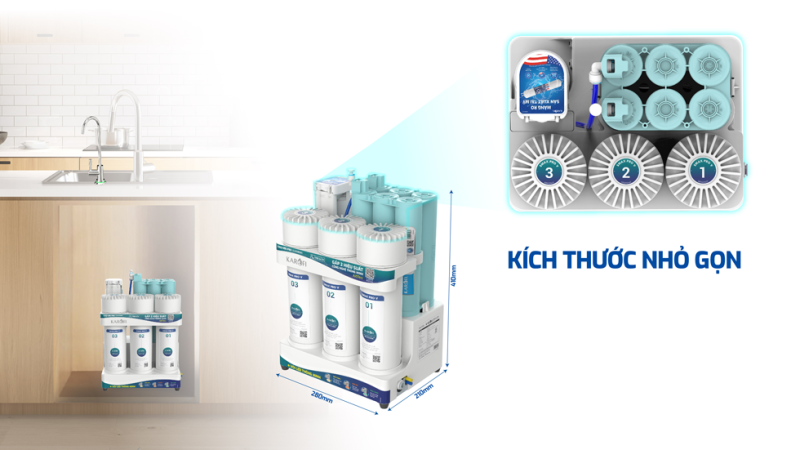 Máy lọc nước RO Karofi KAQ-U95 Pro 23 Máy lọc nước RO Karofi KAQ-U95 Pro