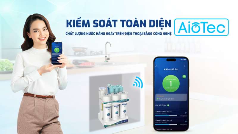 Máy lọc nước RO Karofi KAQ-U95 Pro 25 Máy lọc nước RO Karofi KAQ-U95 Pro