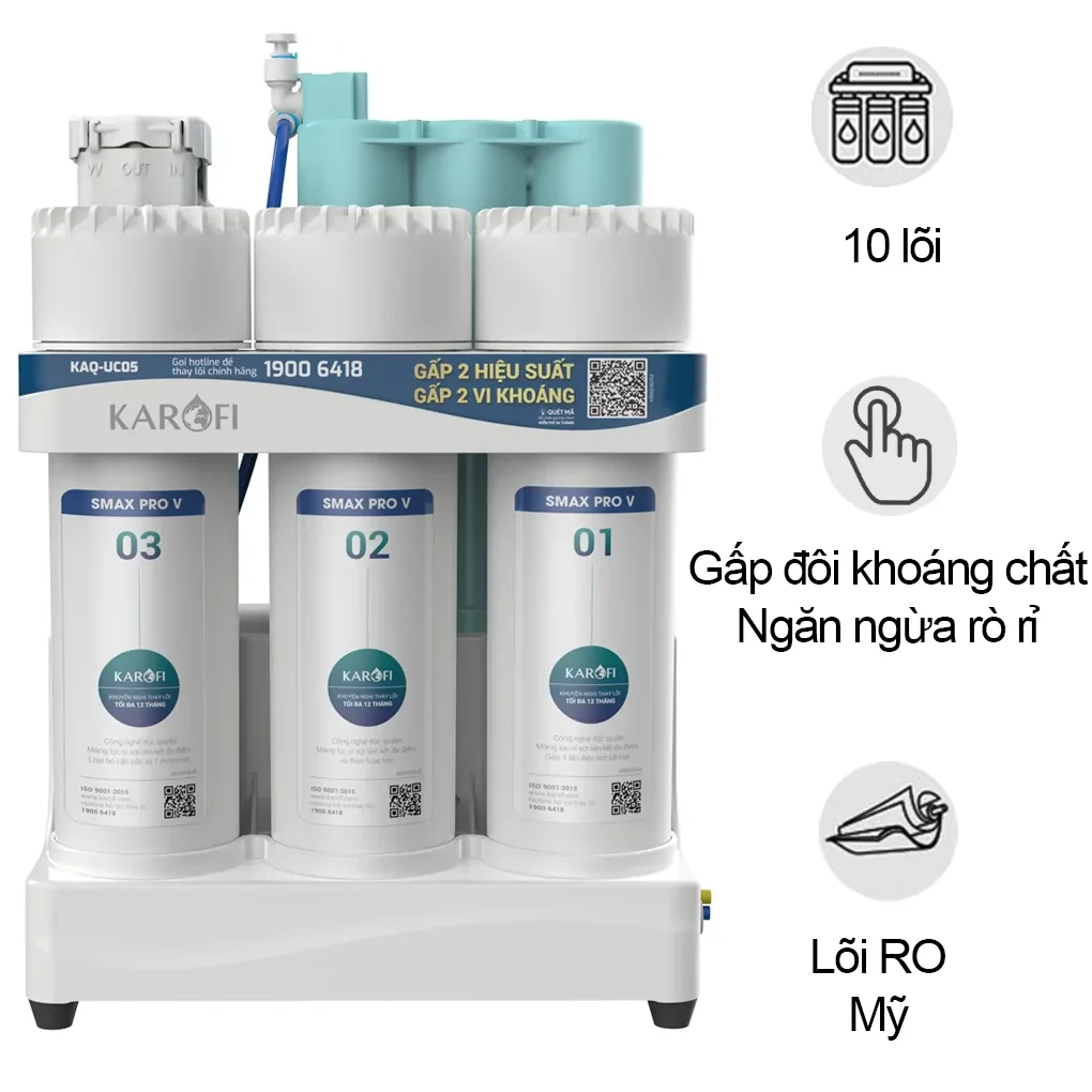 Máy lọc nước RO Karofi KAQ-UC05 19 Máy lọc nước RO Karofi KAQ-UC05