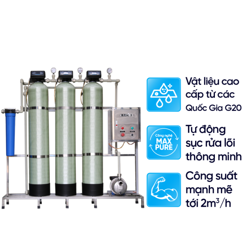 Máy lọc nước tổng đầu nguồn Karofi KTF-333C 11 Máy lọc nước tổng đầu nguồn Karofi KTF-333C