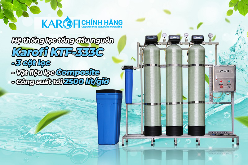Máy lọc nước tổng đầu nguồn Karofi KTF-333C 12 Máy lọc nước tổng đầu nguồn Karofi KTF-333C